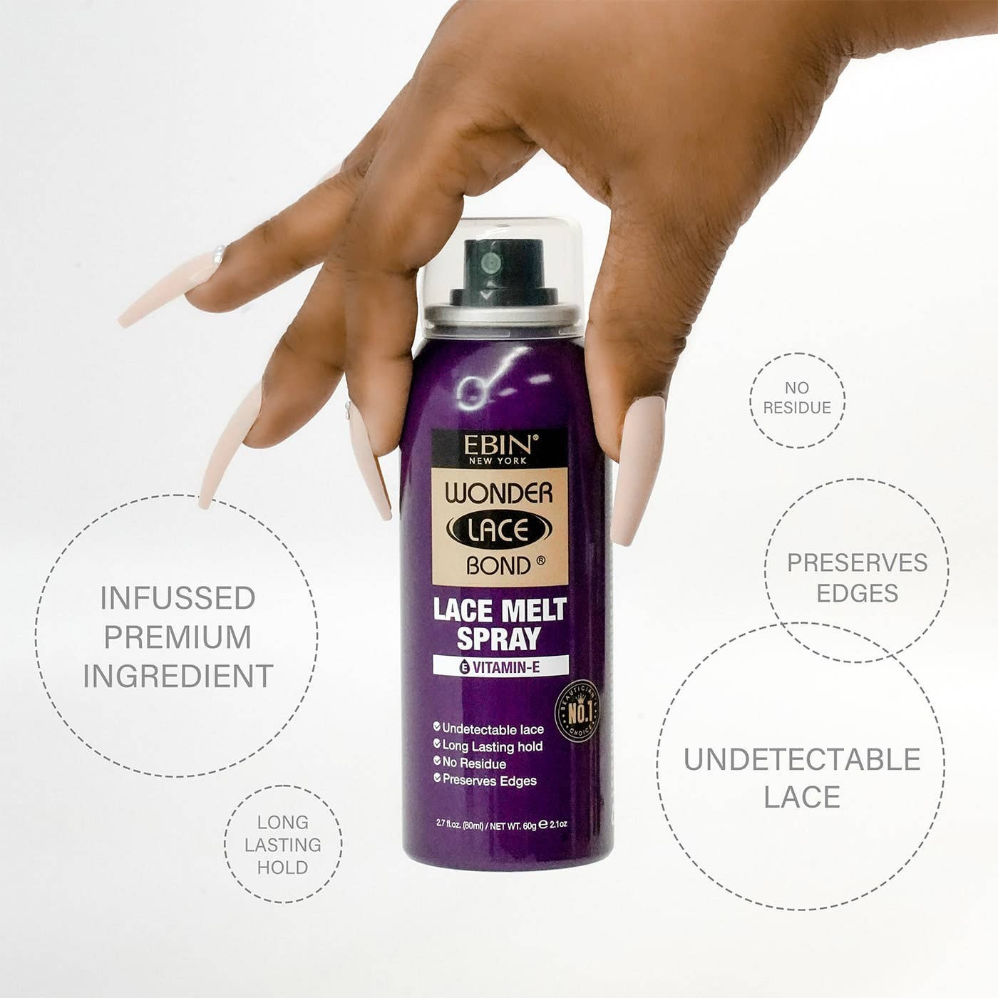 WONDER LACE BOND LACE MELT SPRAY- KERATIN (2.7oz/80ml)