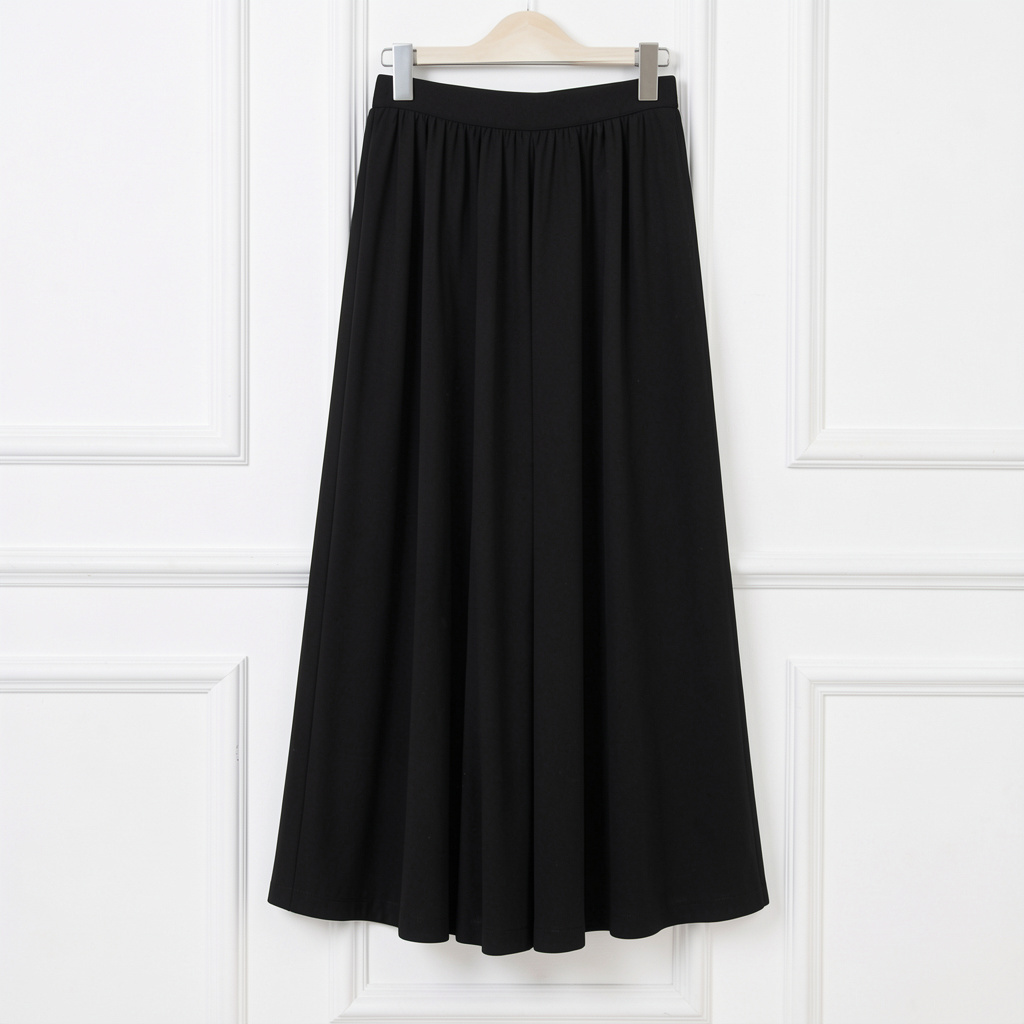 Premium Modest Wide Leg Palazzo Pants for Women – Elastic Waist Maxi Trousers