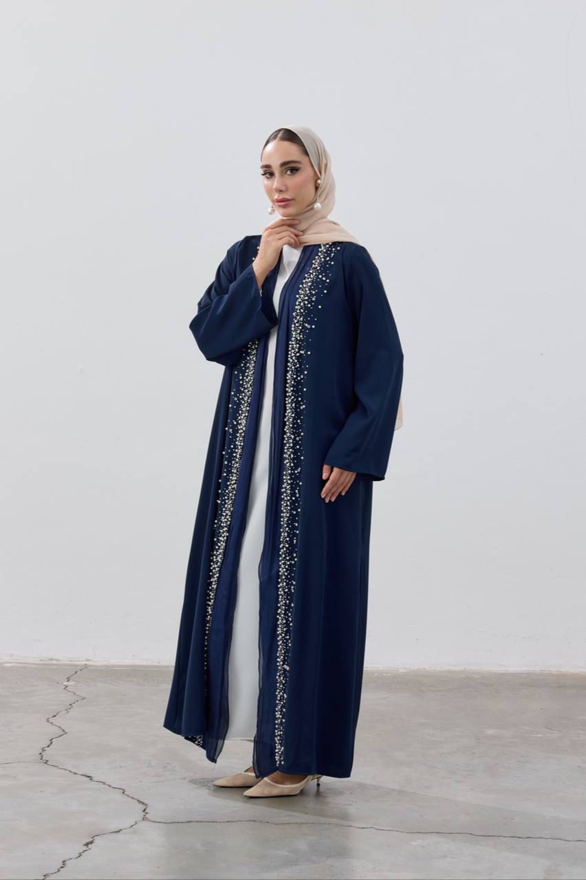 Dubai Pearl embellished Abaya