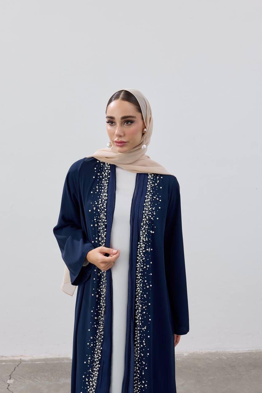 Dubai Pearl embellished Abaya