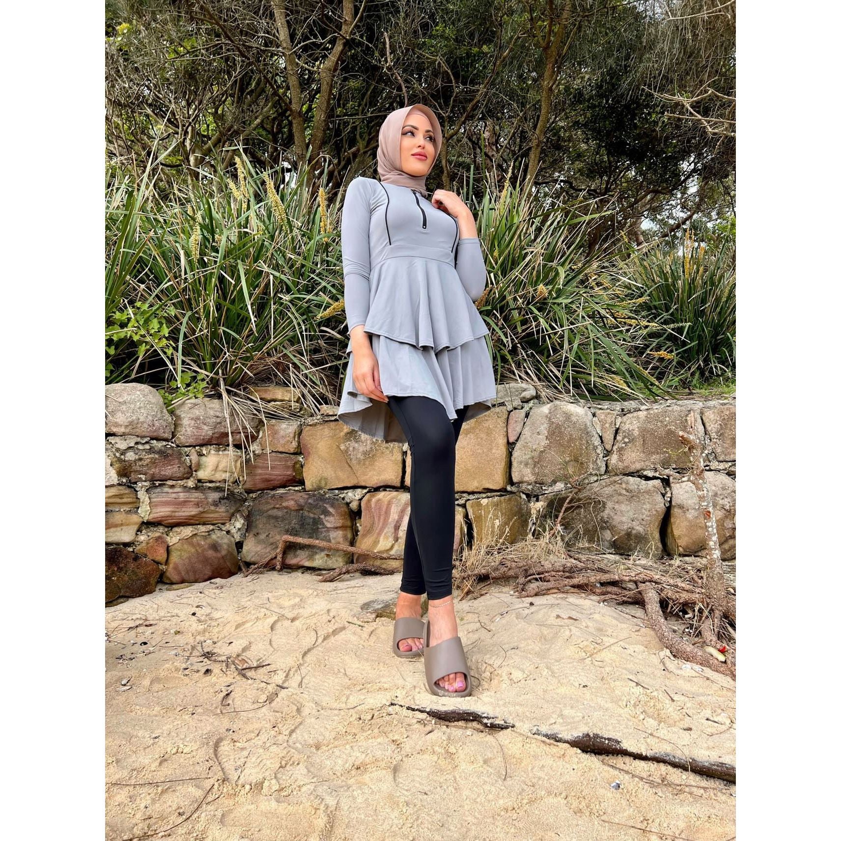 Tiered swim suit - Somah and Mikhail