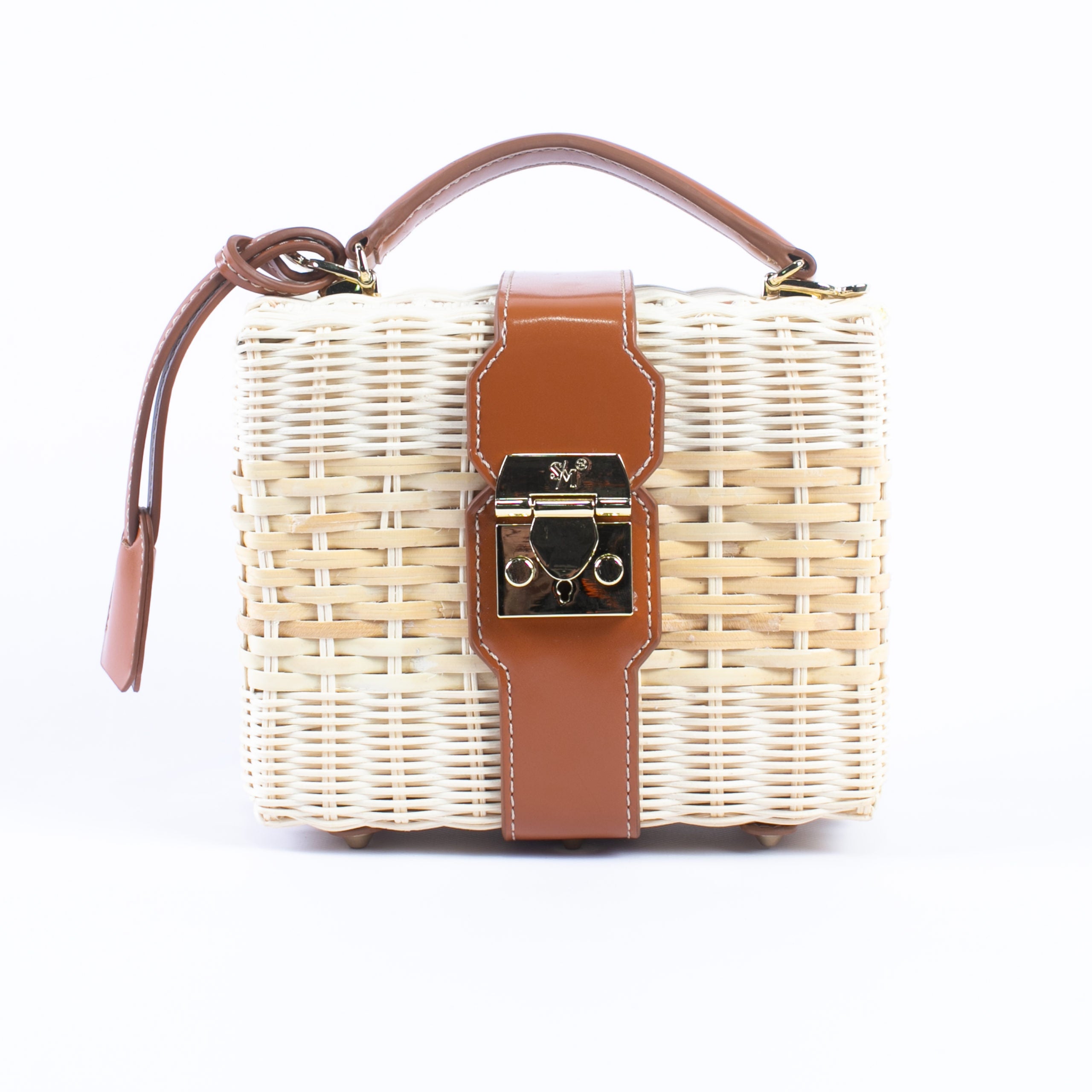 S&M Wicker Box Bag - Somah and Mikhail