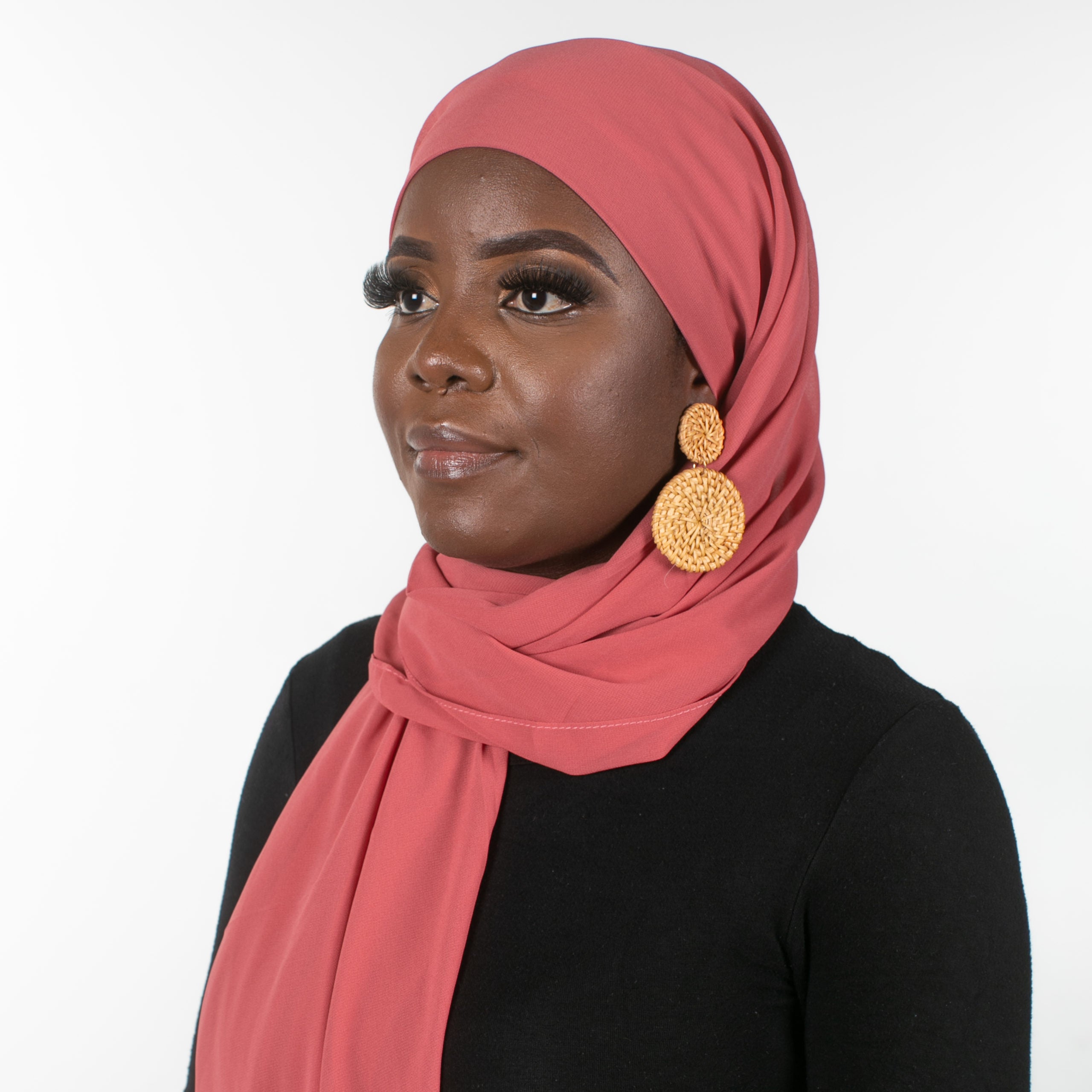 Sabina Straw Earring - Double Layered - Somah and Mikhail