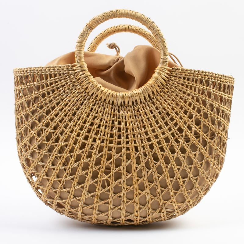 Women bag straw bag rattan bag summer bag beach bag - Somah and Mikhail