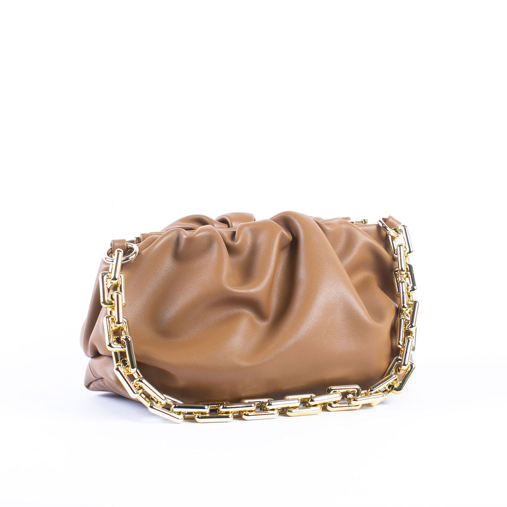 S&M Shoulder Bag Chain Pouch - Khaki - Somah and Mikhail