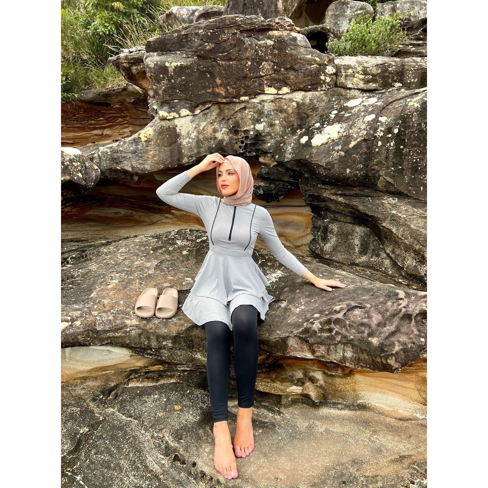 Tiered swim suit - Somah and Mikhail