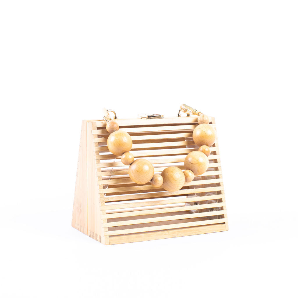 Triangle Shape Bamboo Bag - Somah and Mikhail