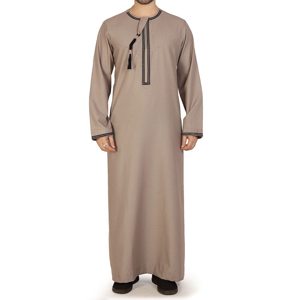 Premium embroidered Omani Thobe