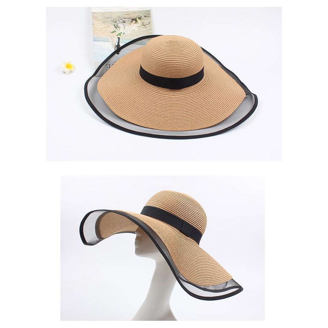 Paper straw hat - brown - Somah and Mikhail