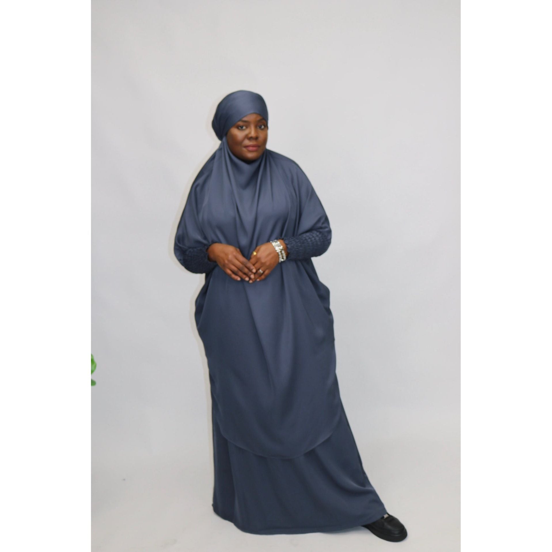Two pieces jilbab-Denim