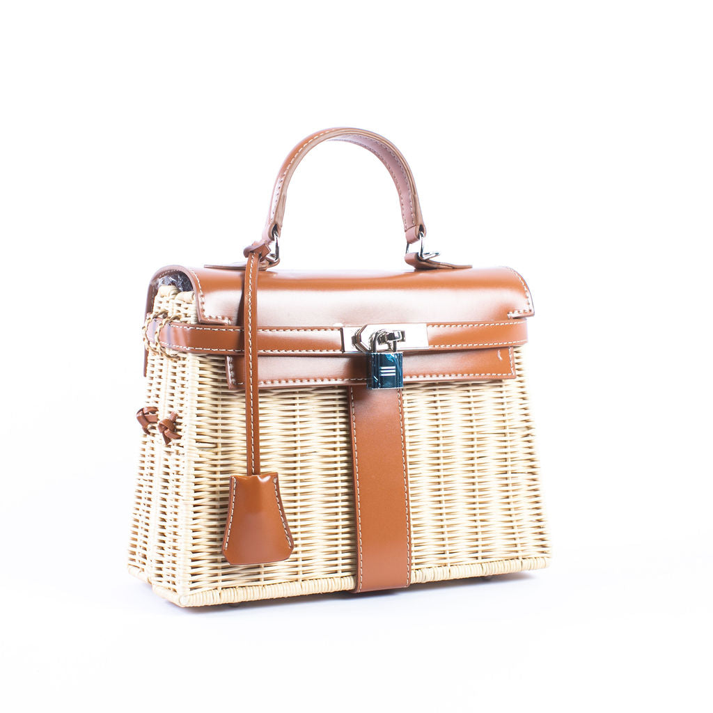 Pad lock wicker bag - Somah and Mikhail