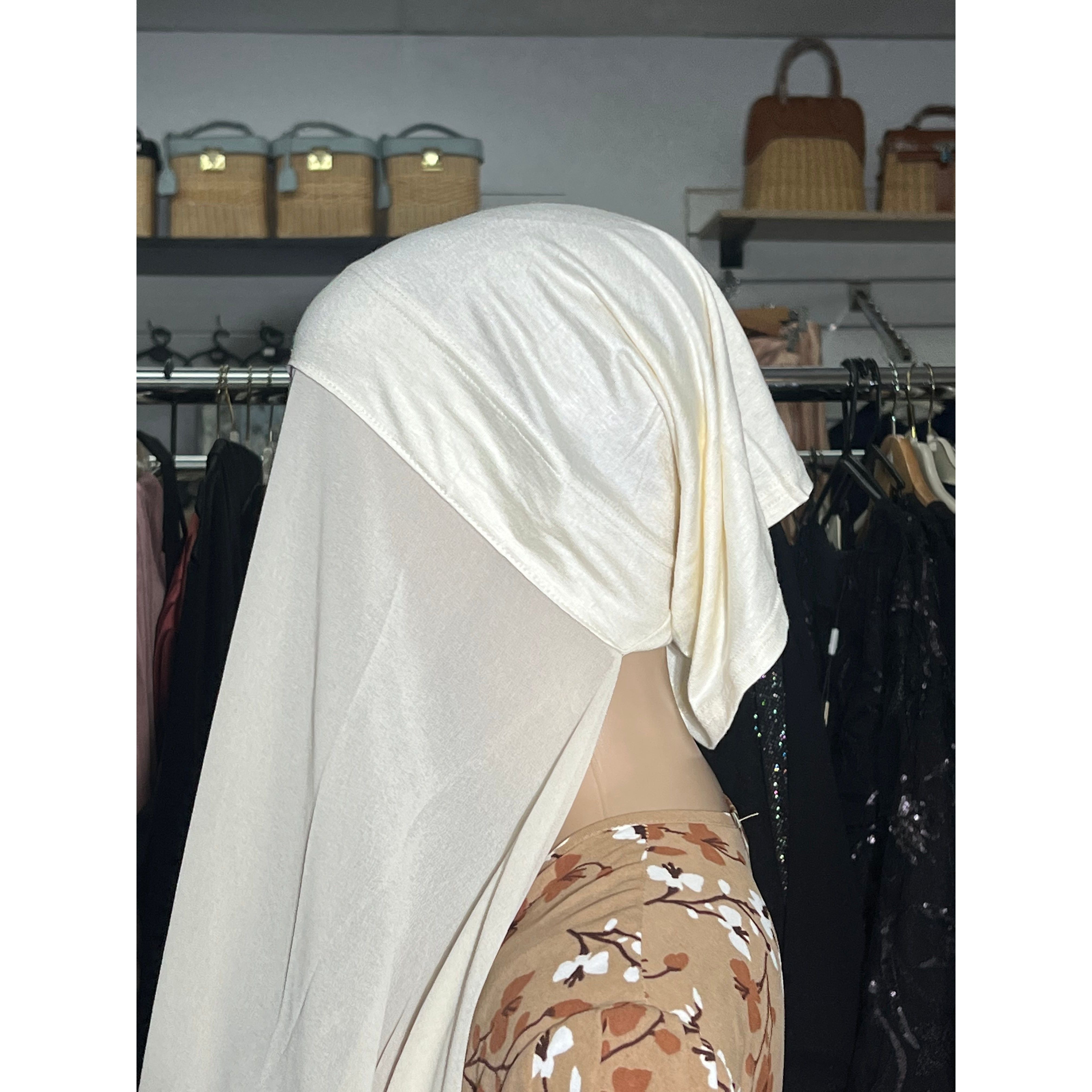 Two in one chiffon hijab