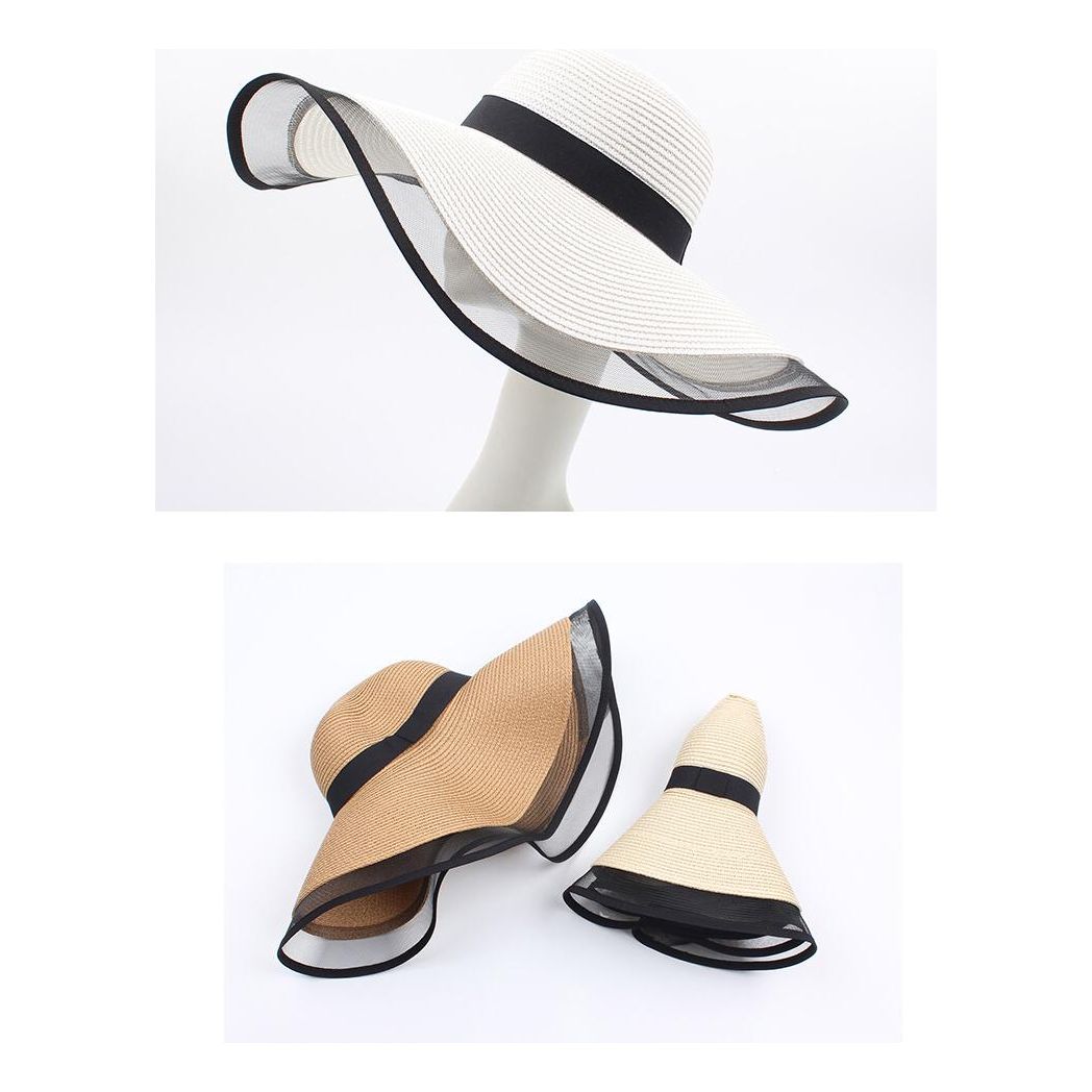 Paper straw hat - brown - Somah and Mikhail