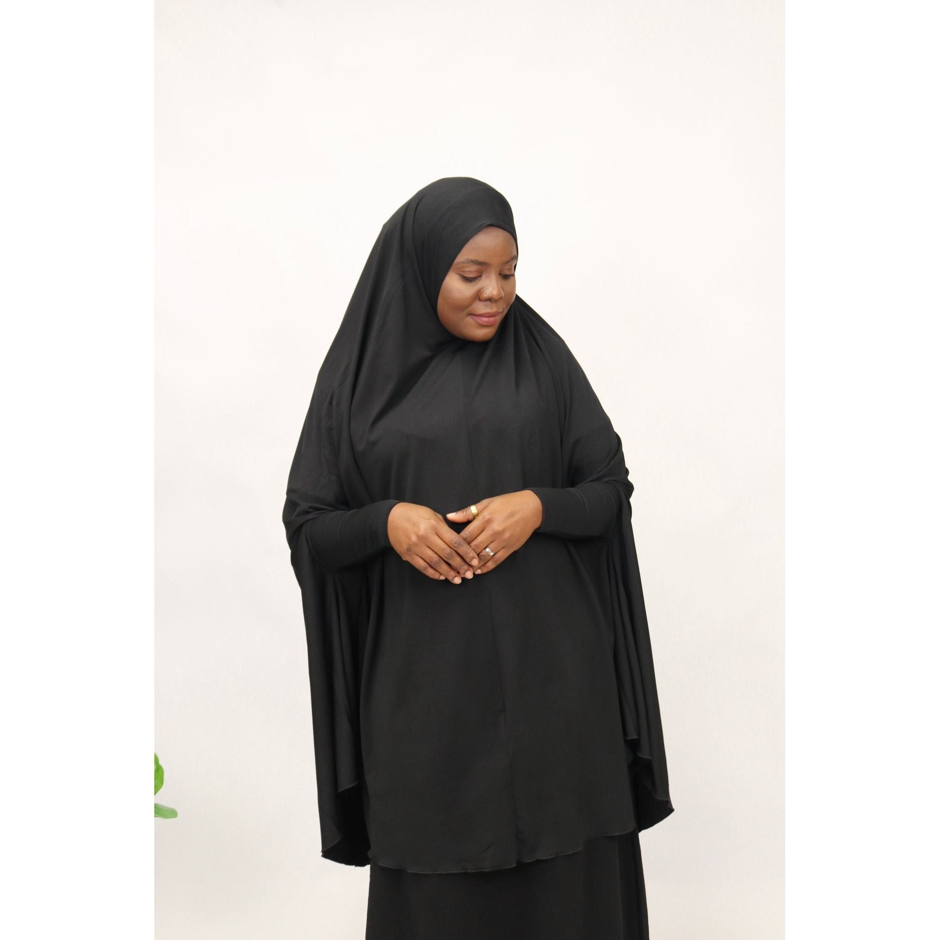 Sleeved jilbab- Black - Somah and Mikhail