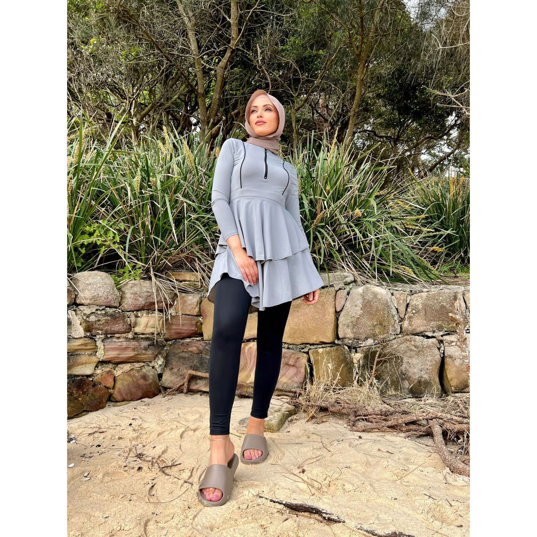 Tiered swim suit - Somah and Mikhail