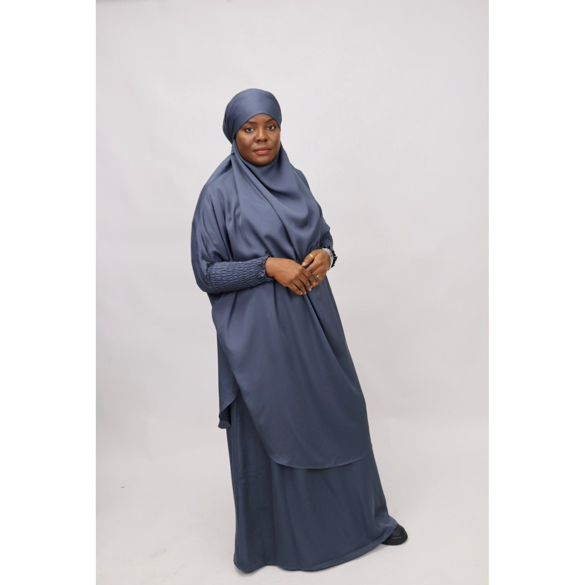 Two pieces jilbab-Denim