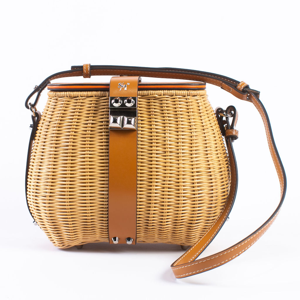 Wicker bag, oval shape - Somah and Mikhail
