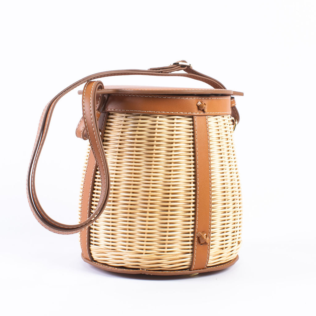 Bucket wicker bag - Somah and Mikhail