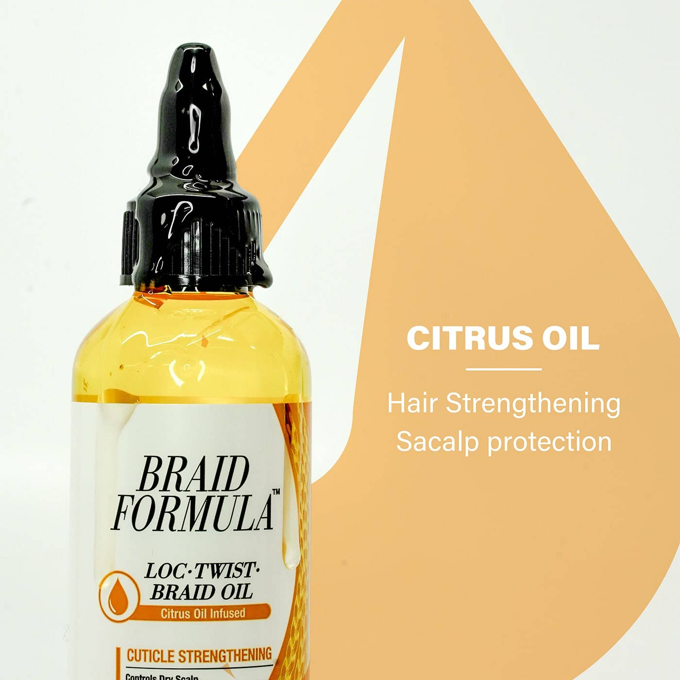 BRAID FORMULA LOC. TWIST. BRAID OIL (4OZ/120ML) - CUTICLE STRENGTHENING