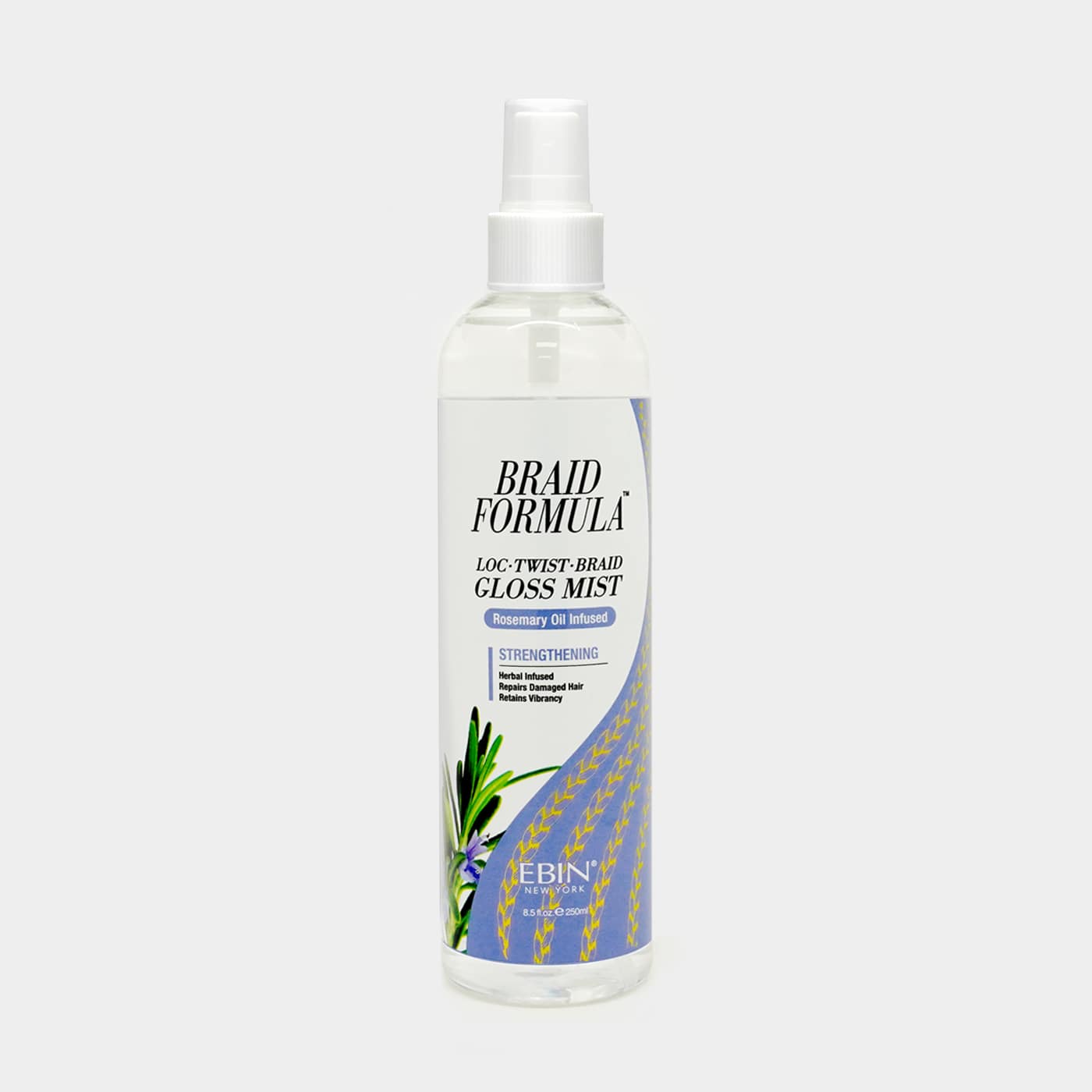 BRAID FORMULA LOC. TWIST. BRAID GLOSS MIST 250ML (8OZ) - STRENGTHENING