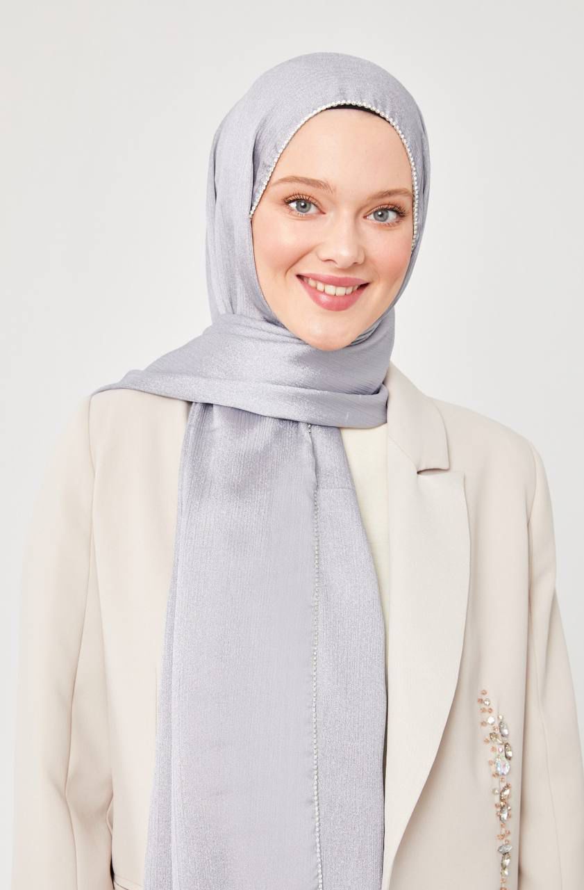Crystal Stone Hijab – Elegant Sparkle Modest Headscarf