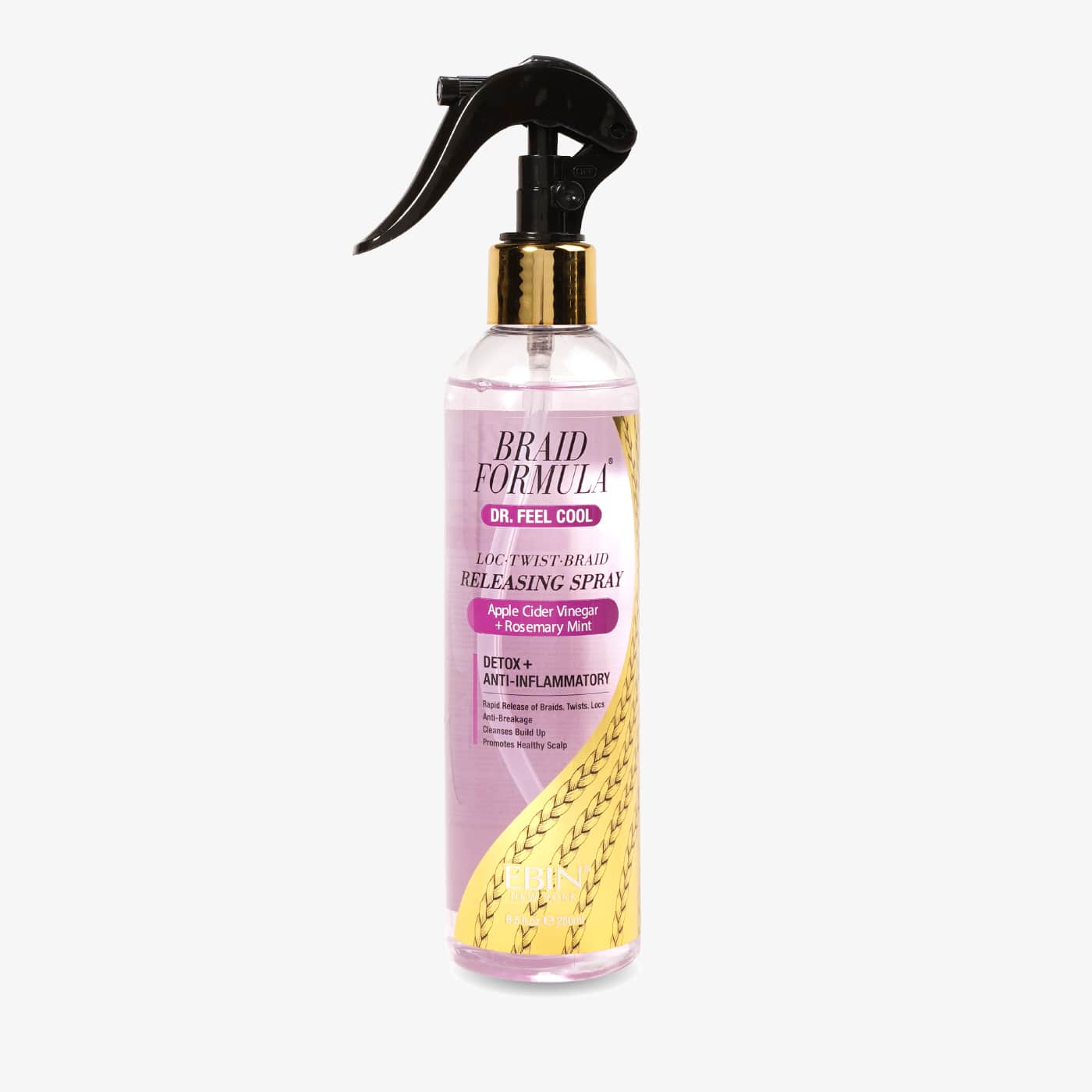 Braid Formula Dr. Feel Cool Loc. Twist. Braid. Releasing Spray - 8.5OZ(250ML)