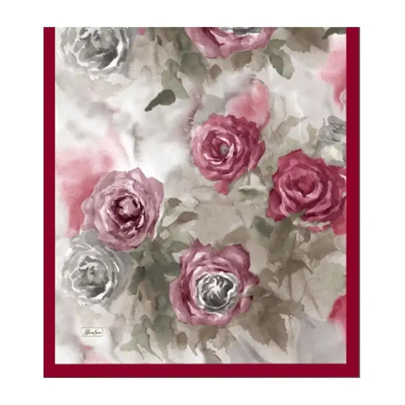 Rose Printed Organic Ramie Hijab