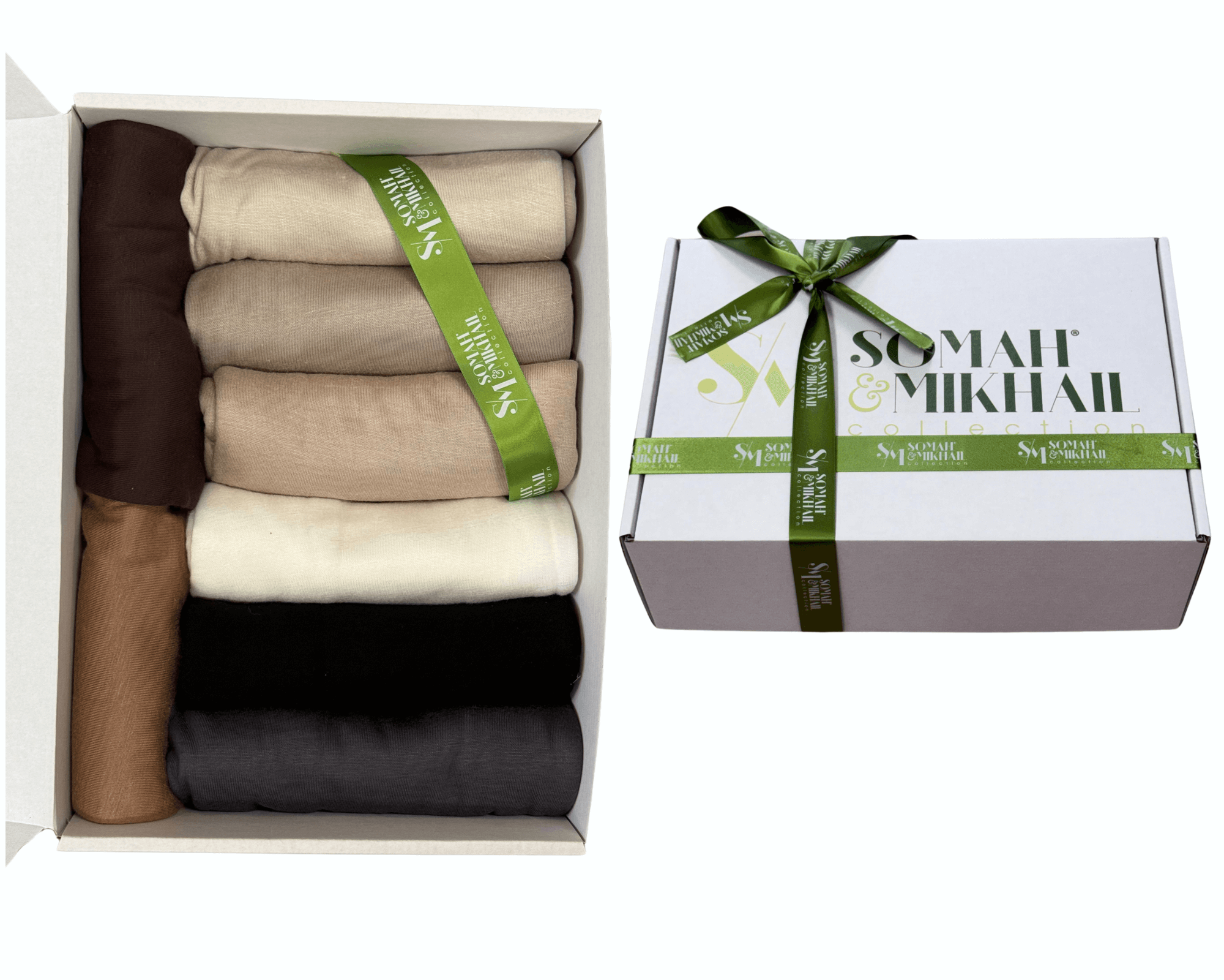 Premium Jersey Hijab Gift box-Essential colours