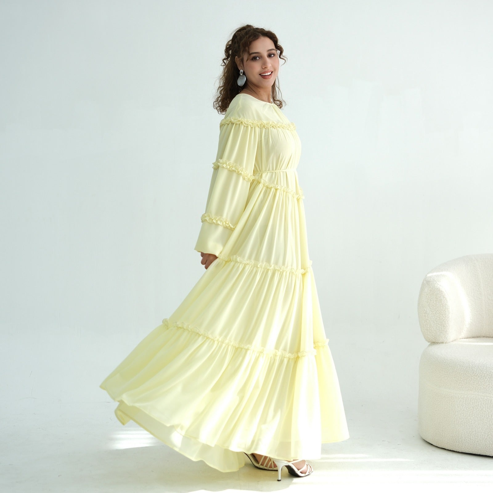 The Zahra Bloom Maxi – Elegant Floral Modest Maxi Dress