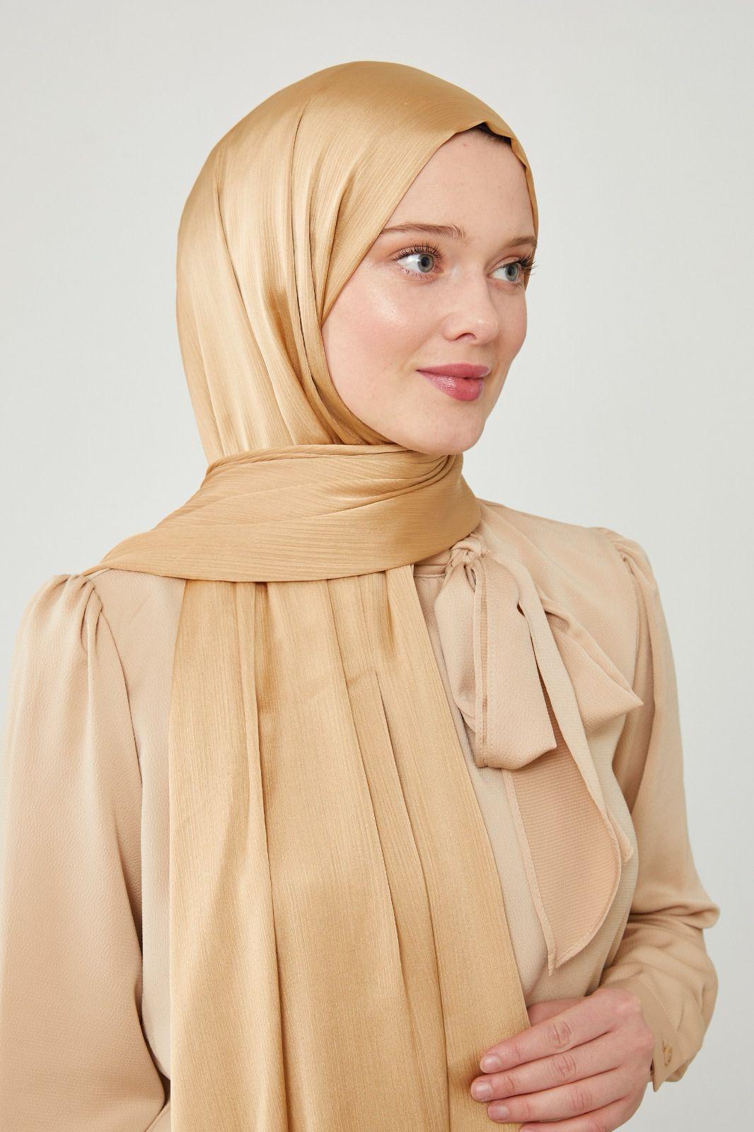 Silk Sheen Hijab – Soft Satin Shiny Scarf for Women | Lightweight & Elegant