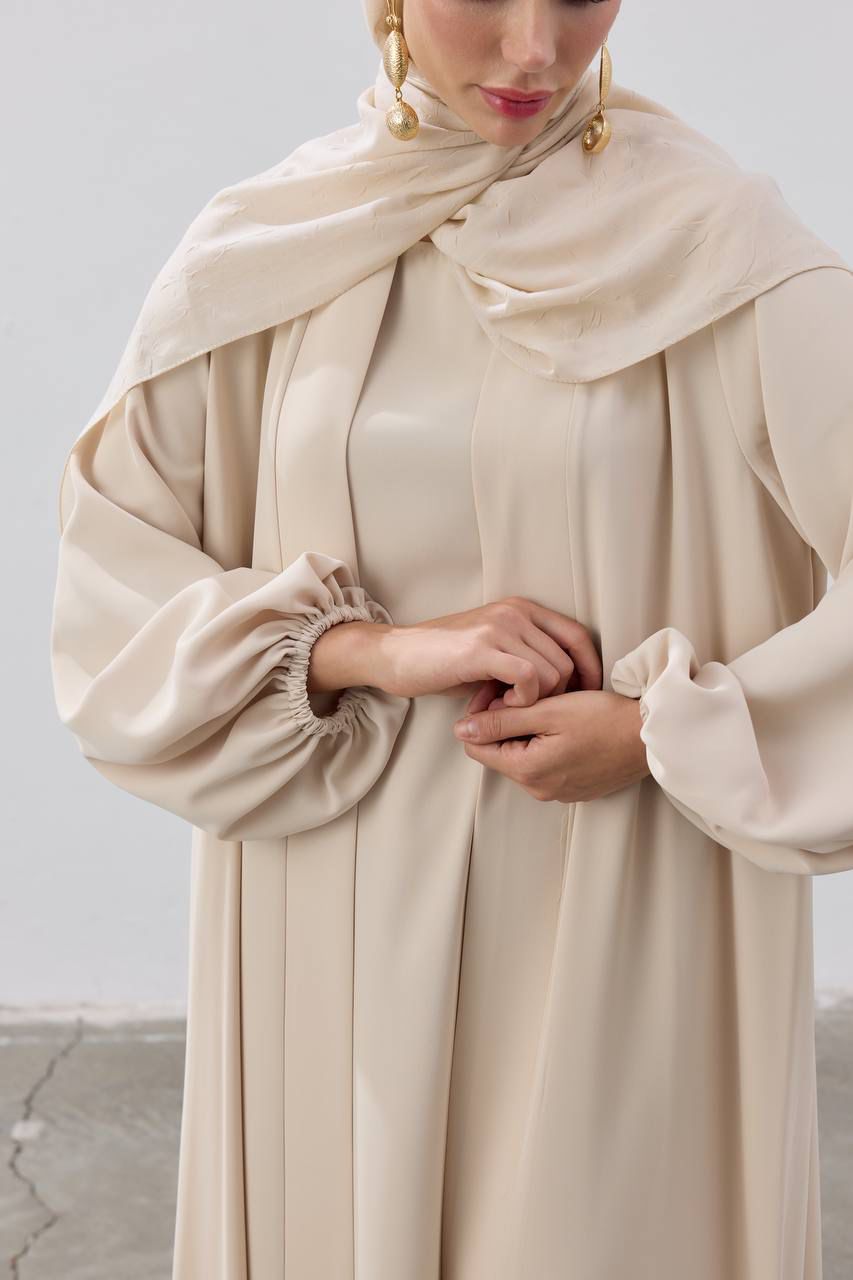 Elegance Two-Piece Abaya – Luxury Abaya