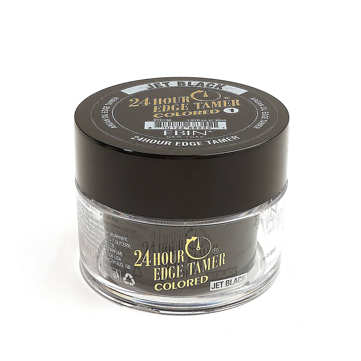 24 Hour Colored Edge Tamer - Jet Black