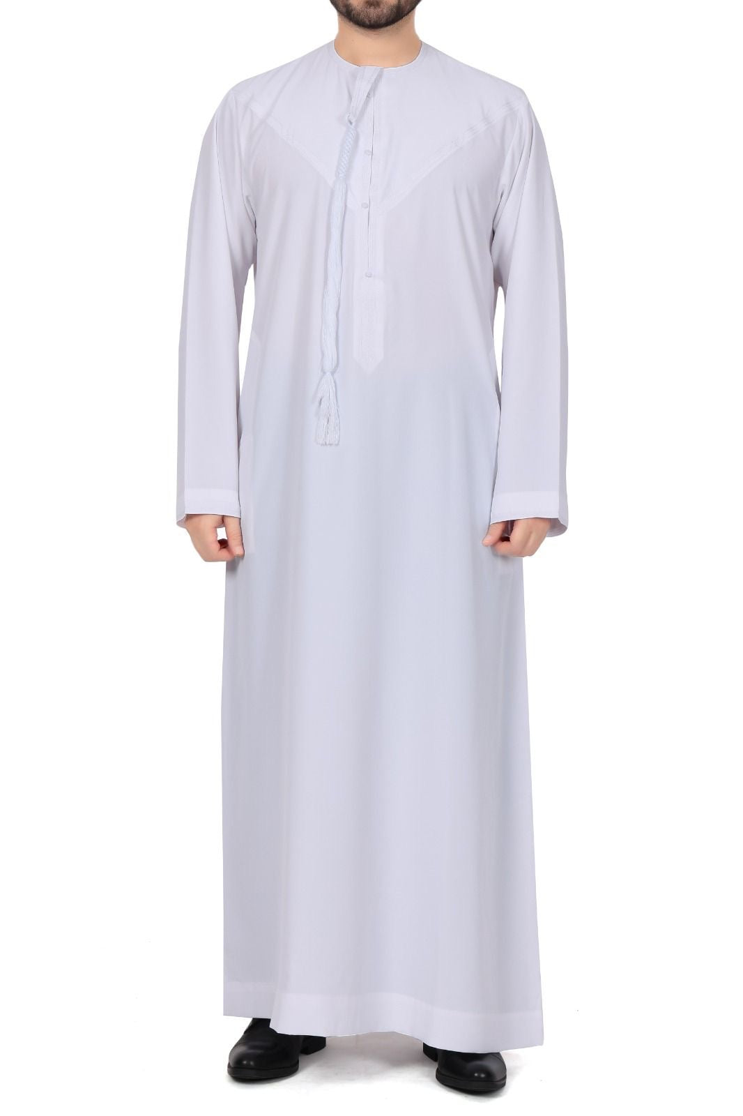 Emirati Style Men Thobe Premium Zibda Fabric