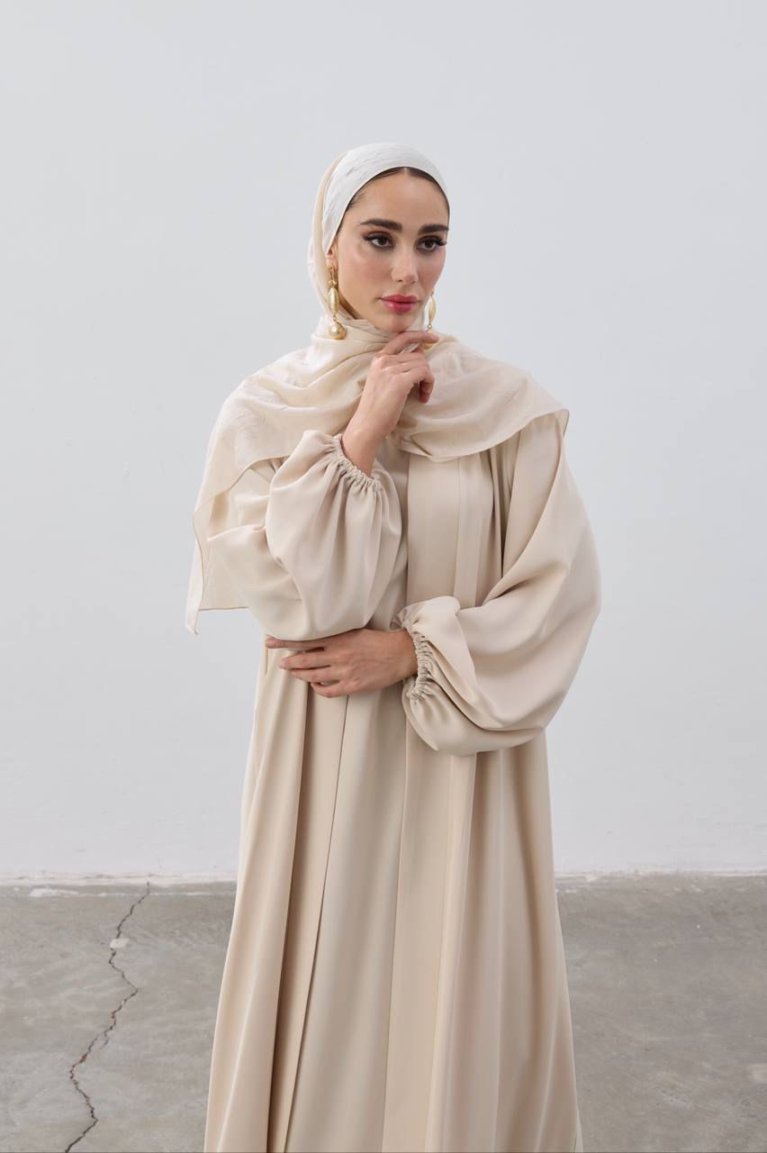 Elegance Two-Piece Abaya – Luxury Abaya