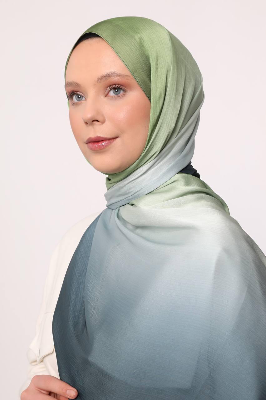 Brilliant Ombré Hijab – Soft Lightweight Gradient Scarf for Women