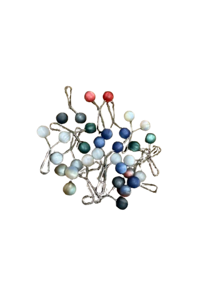 Hijab Ombré U Pins – Soft Gradient Hijab Styling Pins for Secure Hold