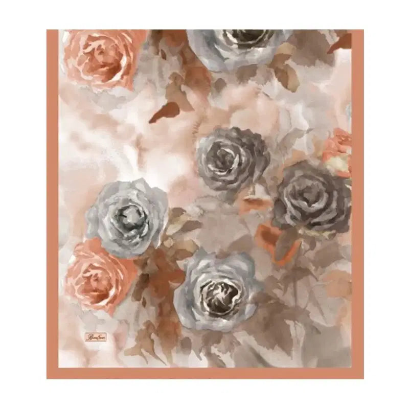 Rose Printed Organic Ramie Hijab