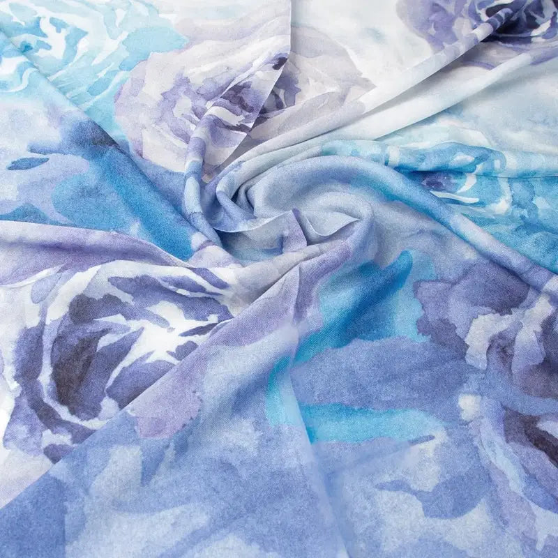 Rose Printed Organic Ramie Hijab