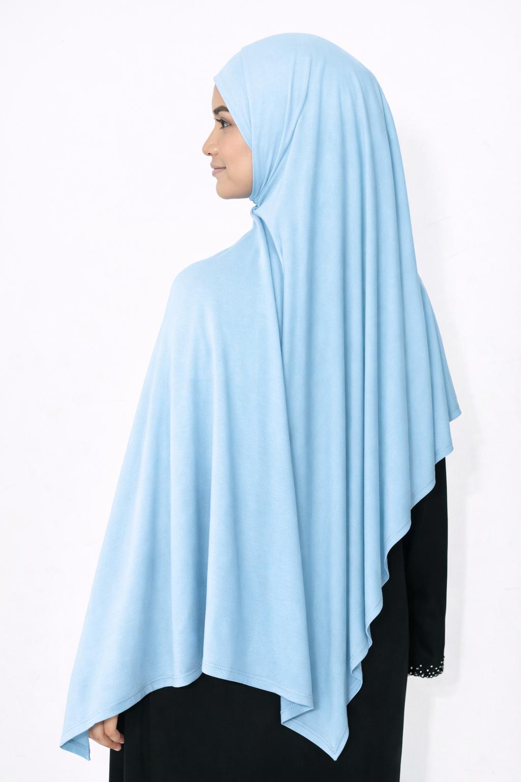 Maxi Cotton Jersey Hijab & Anti-Slip Clipped Cap Set