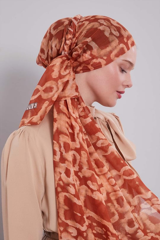 Desert Glyph Modal Hijab