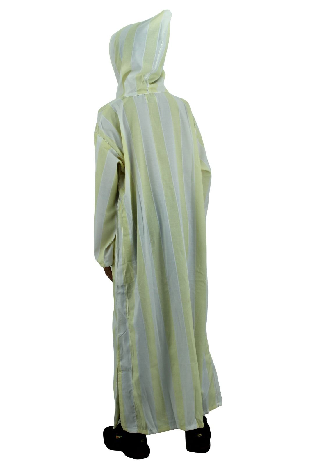 Boys Hooded Striped Moroccan Abaya – Traditional & Stylish