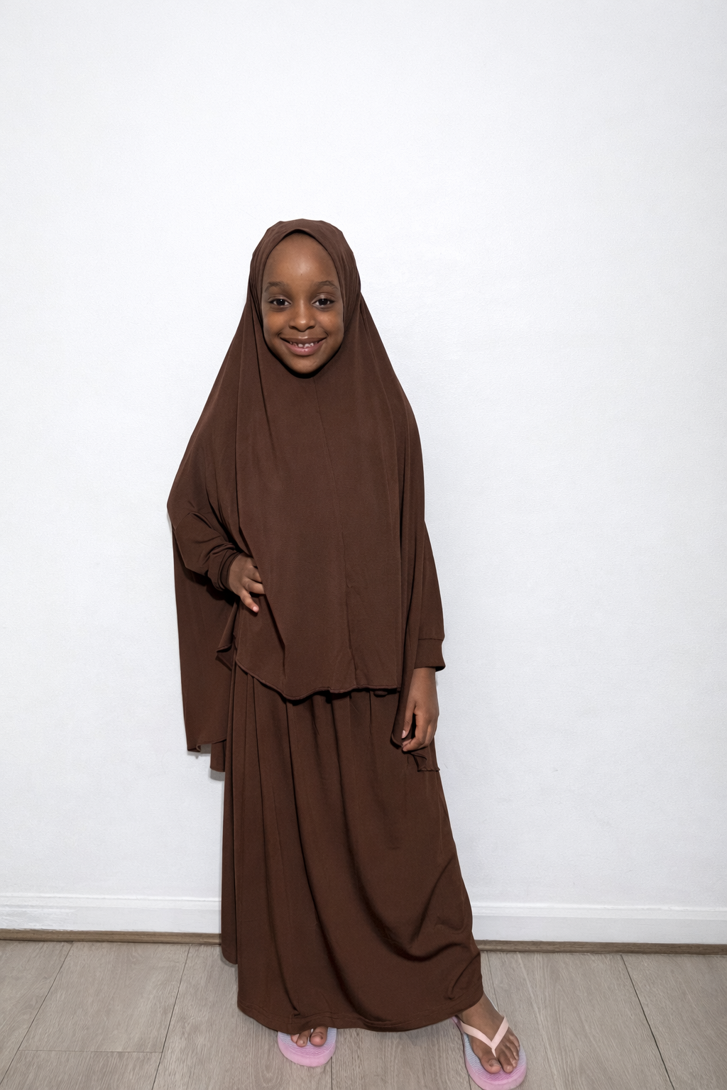 Girls Dimah Jilbab set-Non tie back