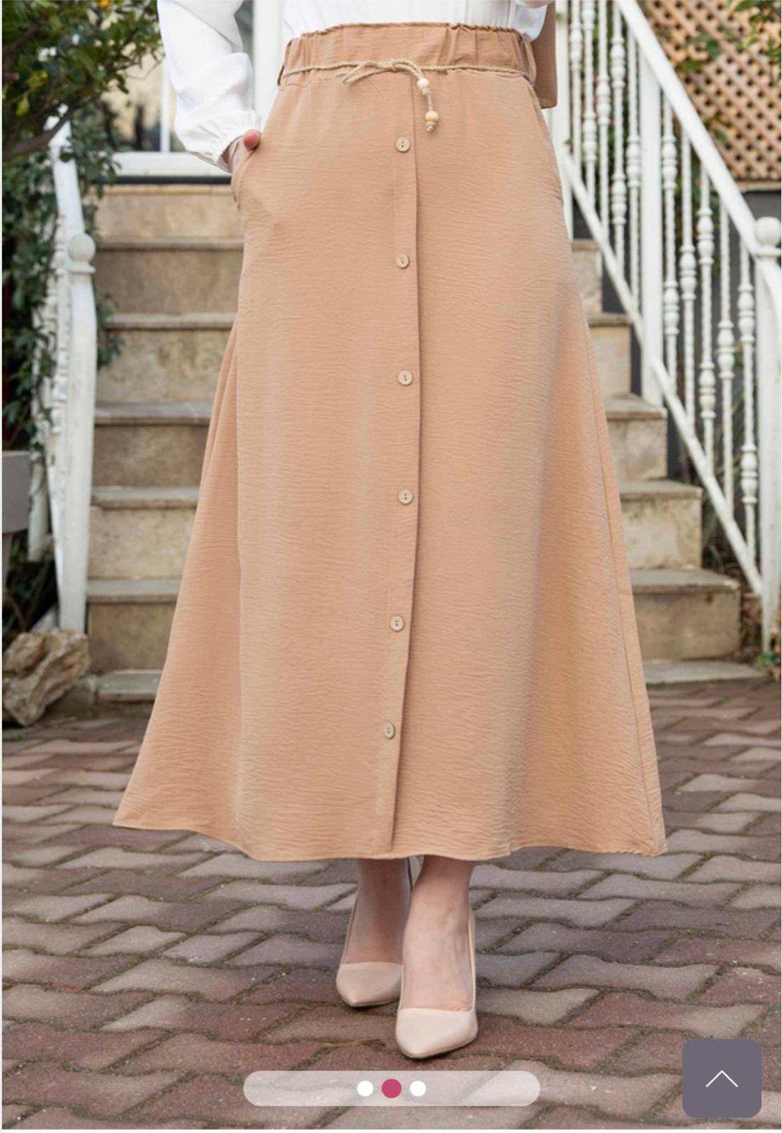 Floral Print Midi Skirt for Women