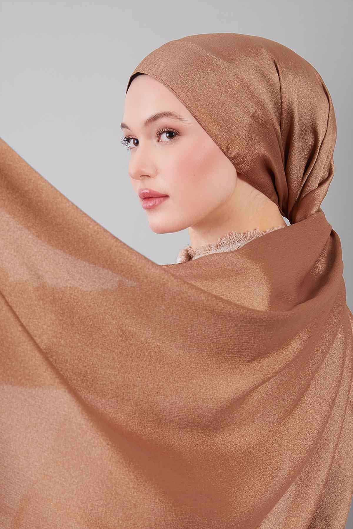 Premium Crystal Formal Hijab - Subtle Shimmer