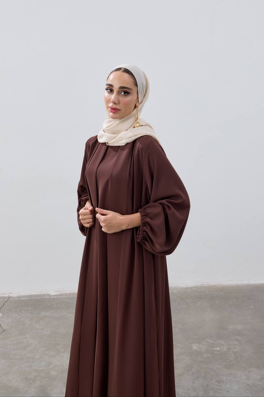 Elegant Two-Piece Abaya – Luxury Abaya