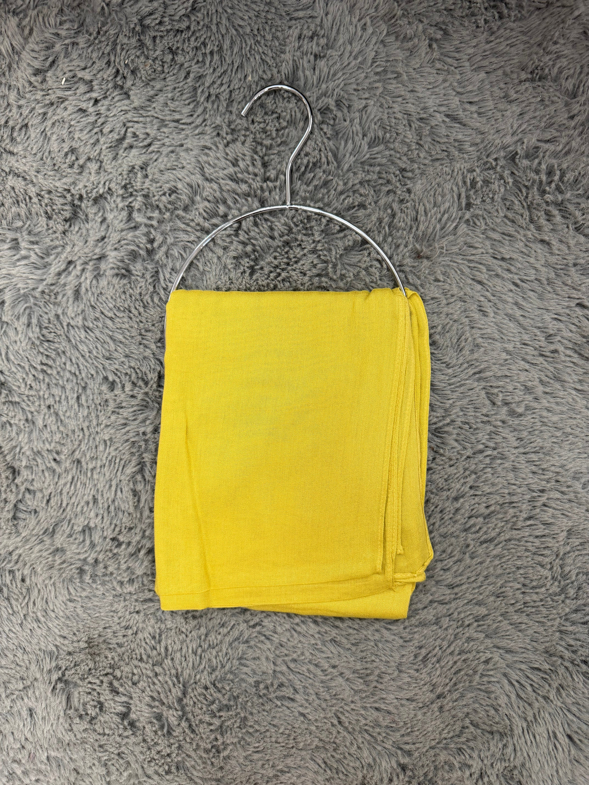 Premium Modal Hijab in Lemon Yellow