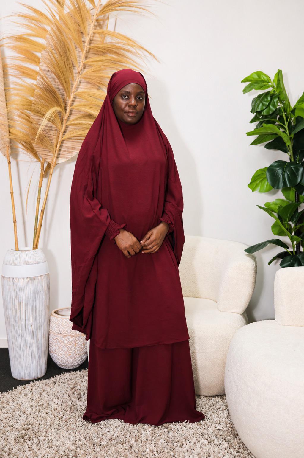 Abaya and Khimar Set – Elegant Modest Prayer Outfit for Women