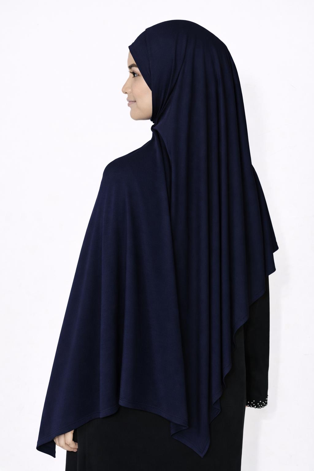 Maxi Cotton Jersey Hijab & Anti-Slip Clipped Cap Set