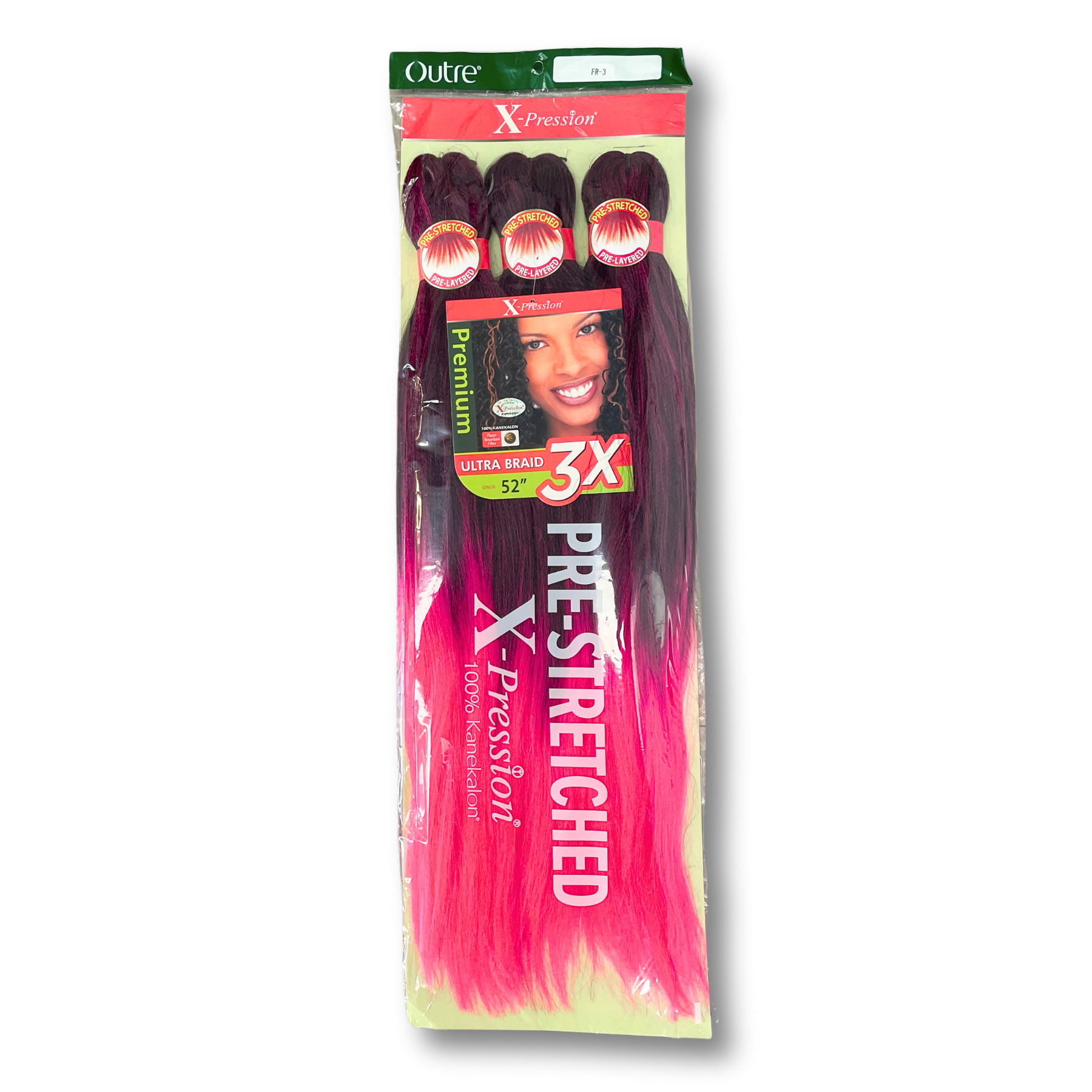 Outre X-Pression Premium Ombre Black to Pink Ultra Braid