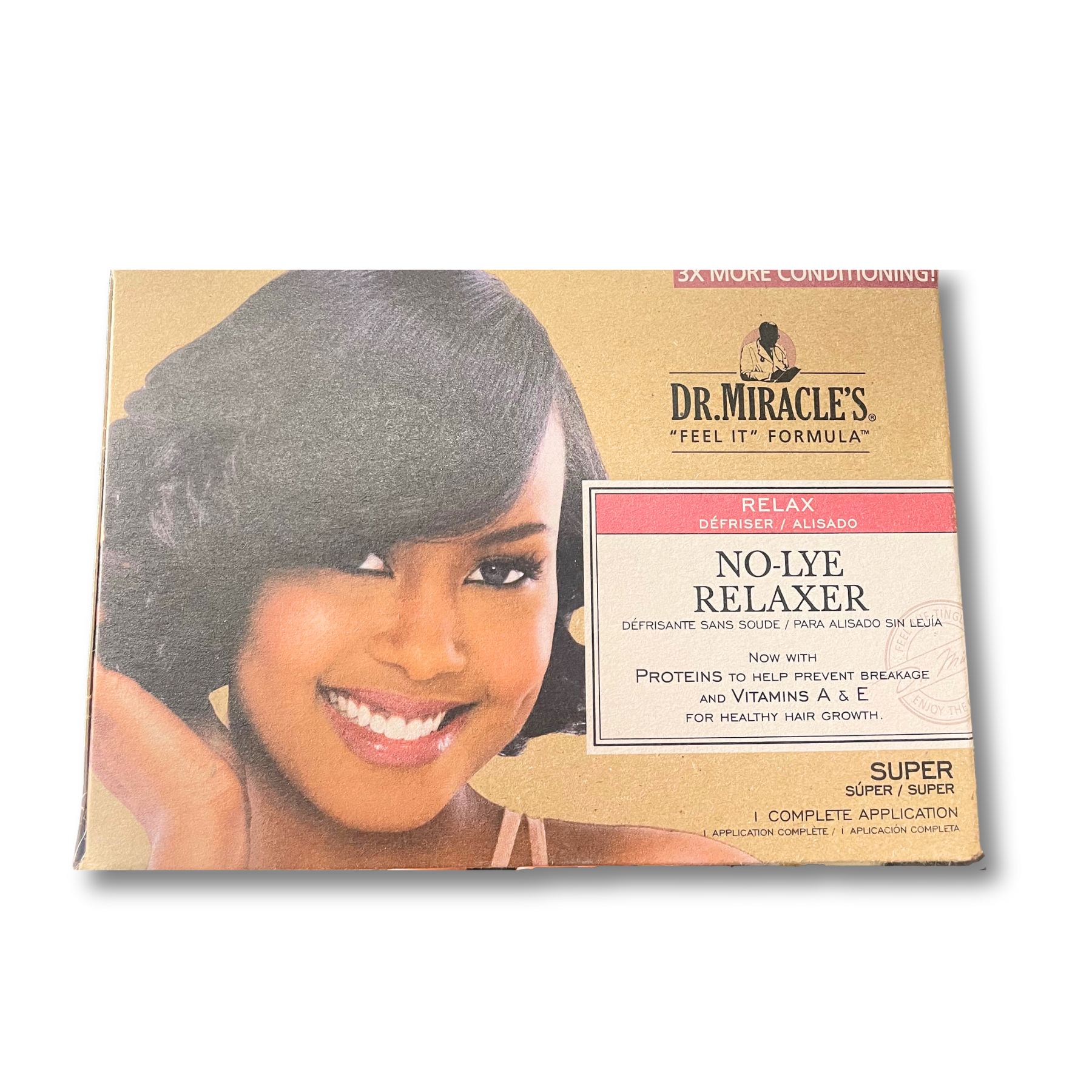 Dr. Miracles "Feel It" Formula No-Lye Relaxer Kit